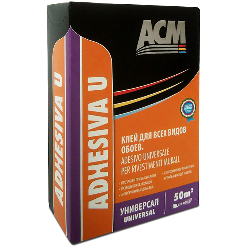 

Клей обойный ACM, Adhesiva U 10131-250 универсальный Сухой