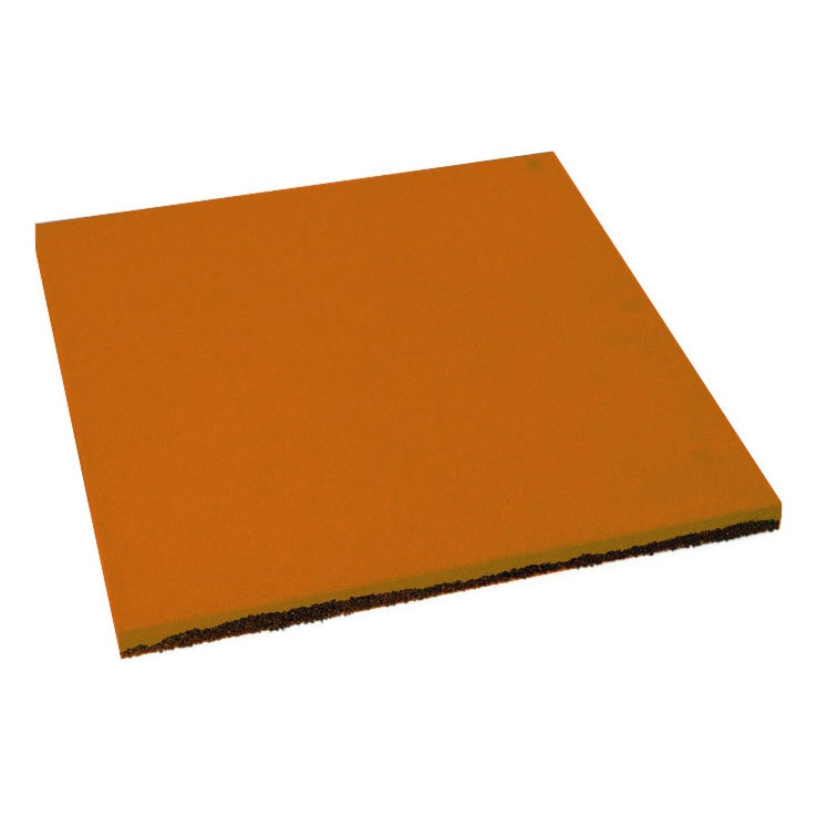 

Резиновая плитка ST, Плитка Квадрат 40 мм оранжевая 500x500х40 мм