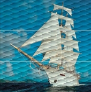 Керамическое панно Kerama Marazzi Майори Корабль ALD\A01\3x\13025R 90х90 см