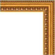 Зеркало Evoform Definite 142х52 BY 1067 в багетной раме - Бусы золотые 46 мм-2