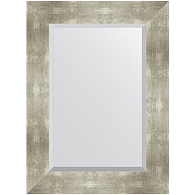 Зеркало Evoform Exclusive 76х56 BY 1130 с фацетом в багетной раме - Алюминий 90 мм