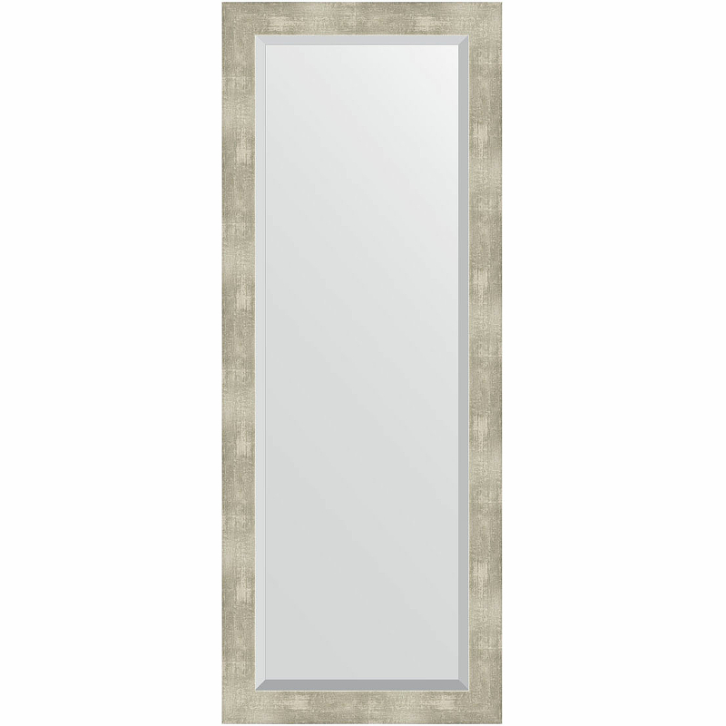 Зеркало Evoform Exclusive 131х51 BY 1159 с фацетом в багетной раме - Алюминий 61 мм