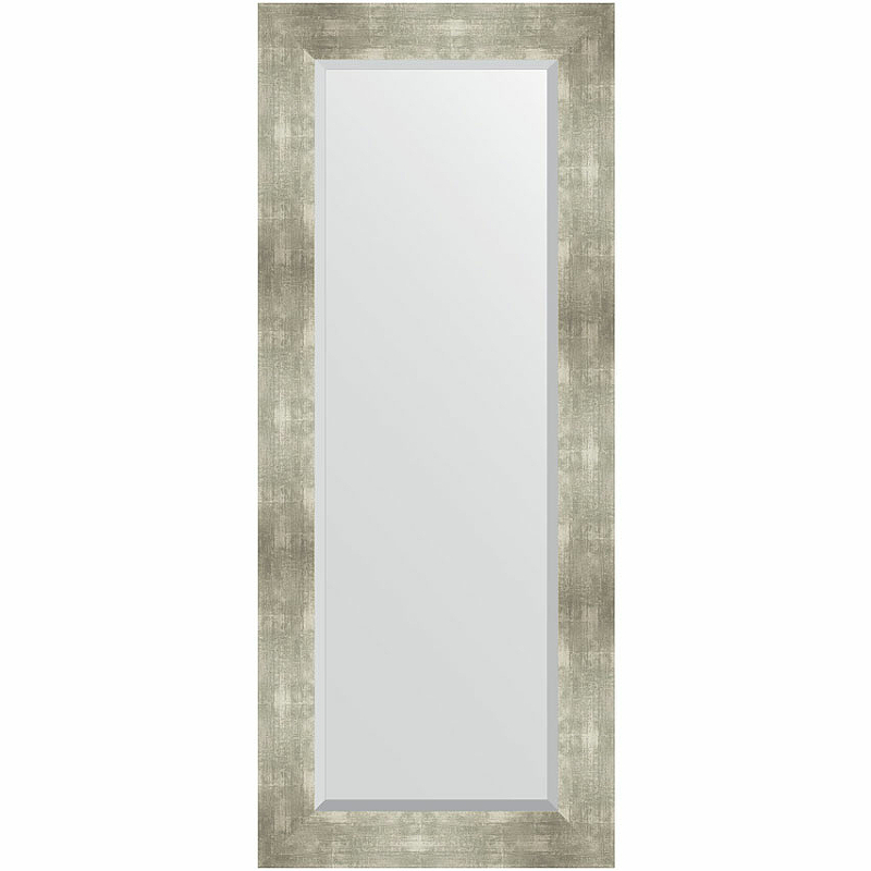 Зеркало Evoform Exclusive 136х56 BY 1160 с фацетом в багетной раме - Алюминий 90 мм
