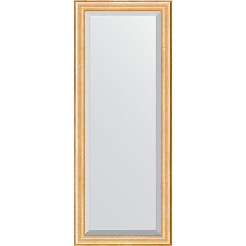 Зеркало Evoform Exclusive 141х56 BY 1163 с фацетом в багетной раме - Сосна 62 мм зеркало evoform exclusive 81х51 by 1133 с фацетом в багетной раме сосна 62 мм