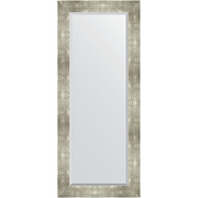 Зеркало Evoform Exclusive 146х61 BY 1170 с фацетом в багетной раме - Алюминий 90 мм