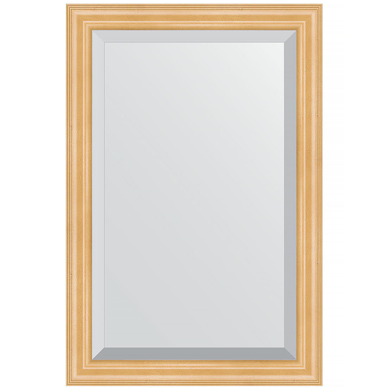 Зеркало Evoform Exclusive 91х61 BY 1173 с фацетом в багетной раме - Сосна 62 мм