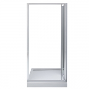 Душевая дверь Aquanet Alfa NAA6422 80 210018 профиль Хром стекло прозрачное-1