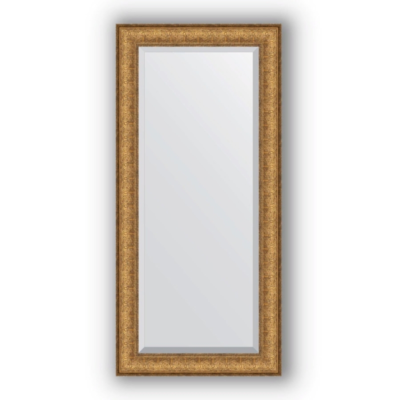 Зеркало Evoform Exclusive 114х54 Медный эльдорадо зеркало evoform exclusive 151х61 by 1183 с фацетом в багетной раме сосна 62 мм