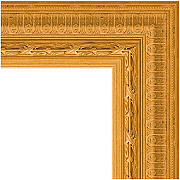 Зеркало Evoform Exclusive 145х60 BY 1264 с фацетом в багетной раме - Сусальное золото 80 мм-1