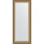 Зеркало Evoform Exclusive 155х65 BY 1290 с фацетом в багетной раме - Виньетка бронзовая 85 мм
