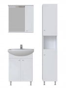 Комплект мебели для ванной Sanstar Июнь 60 2.1-1.4.1.+131203S0011B0+5.1-2.4.1. Белый-1