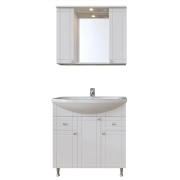 Комплект мебели для ванной Sanstar Лира 80 48.1-1.5.1.+1WH501524+51.1-2.5.1. Белый