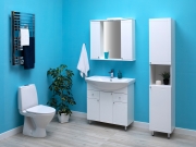 Комплект мебели для ванной Sanstar Лира 80 48.1-1.5.1.+1WH501524+51.1-2.5.1. Белый-1