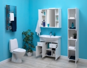 Комплект мебели для ванной Sanstar Лира 80 48.1-1.5.1.+1WH501524+51.1-2.5.1. Белый-2