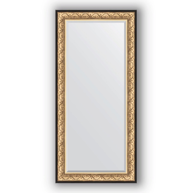 Зеркало Evoform Exclusive 170х80 Барокко золото зеркало evoform exclusive 80х60 by 3398 с фацетом в багетной раме барокко серебро 106 мм