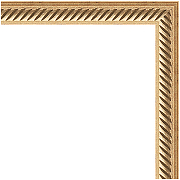 Зеркало Evoform Definite 45х35 BY 1327 в багетной раме - Витое золото 28 мм-2