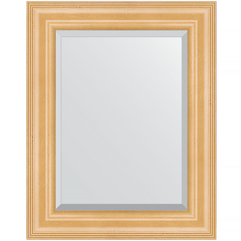 Зеркало Evoform Exclusive 51х41 BY 1355 с фацетом в багетной раме - Сосна 62 мм