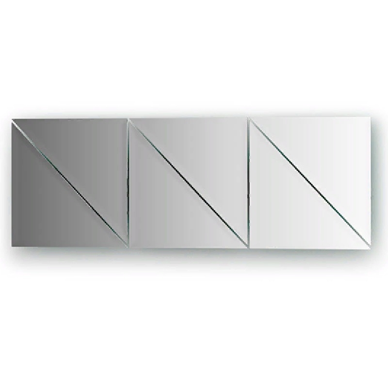 Зеркальная плитка Evoform Refractive 20х20 с фацетом 10 мм 8 шт 520 мм для tcl 55 дюймов зеркальная тв лента с подсветкой 5 6 светодиодов 3 в и 1 вт зеркальная b 8 шт комплект зеркальная 320588928