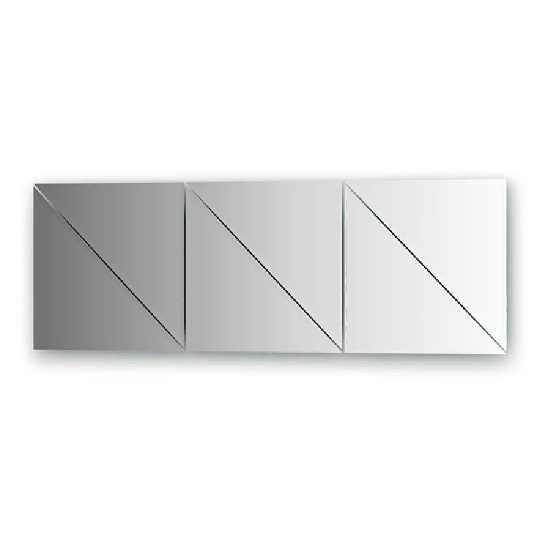 цена Зеркальная плитка Evoform Refractive 30х30 с фацетом 10 мм