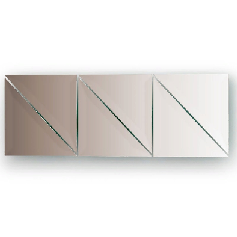 цена Зеркальная плитка Evoform Refractive 15х15 с фацетом 15 мм