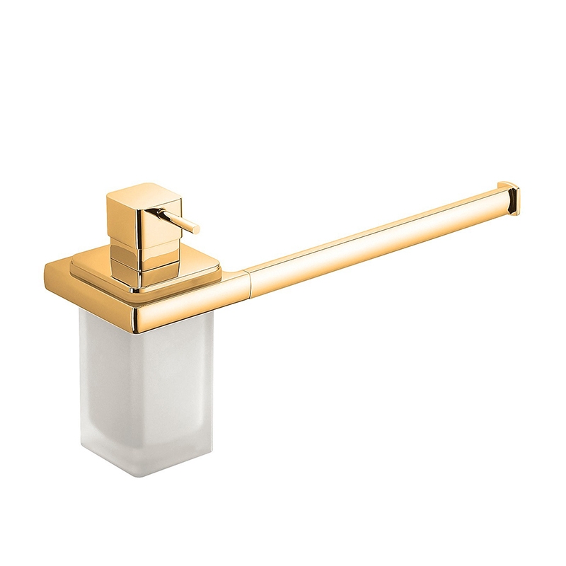Полотенцедержатель + дозатор для жидкого мыла Colombo Design Lulu B6274.gold Золото 28560