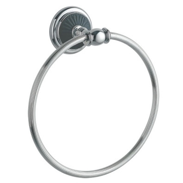 Кольцо для полотенец Boheme Vogue Nero 10185 Хром кольцо для полотенец boheme puro 10705 хром