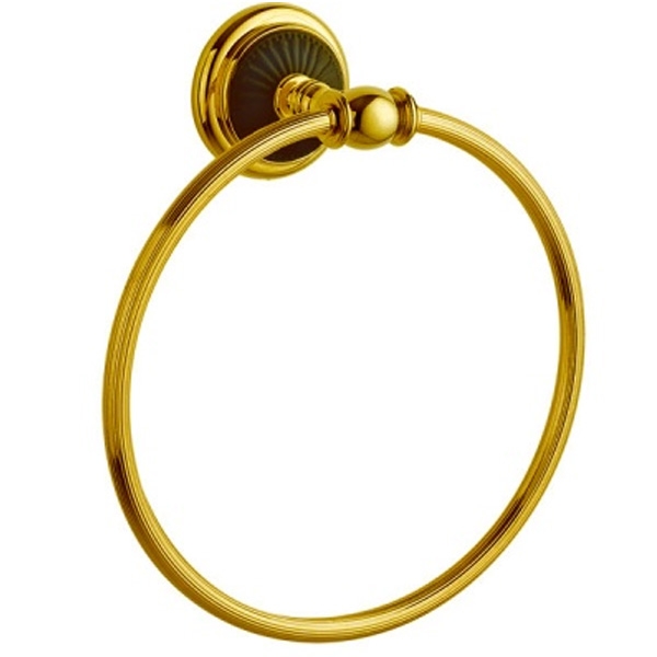 Кольцо для полотенец Boheme Palazzo Nero 10155 Золото