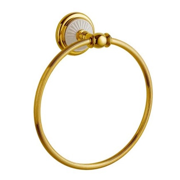 Кольцо для полотенец Boheme Palazzo Bianco 10105 Золото ведро для мусора boheme palazzo bianco 10108 золото