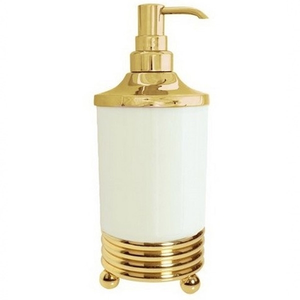 Дозатор для жидкого мыла Boheme Hermitage 10359 Золото комплект для туалета boheme hermitage 10368