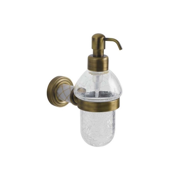 Дозатор для жидкого мыла Boheme Murano 10912-W-BR Бронза дозатор для жидкого мыла boheme murano cristal 10912 crst g золото