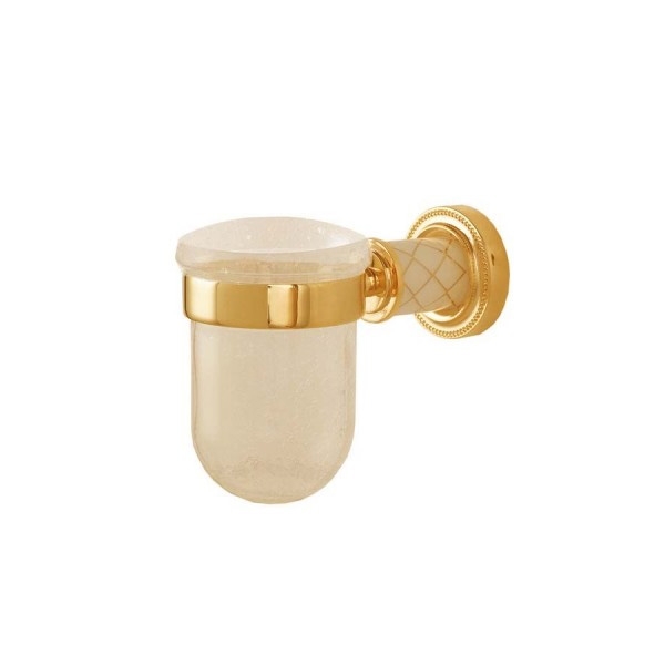 Стакан для зубных щеток Boheme Murano 10904-W-G Золото стакан для зубных щеток boheme imperiale 10412 золото