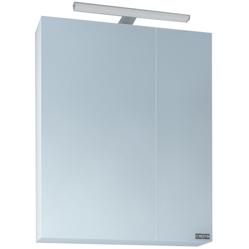 Зеркальный шкаф СанТа Стандарт 60 с подсветкой Белый зеркальный шкаф astra form стандарт 80 03030015 с подсветкой белый глянцевый