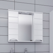 Зеркало со шкафом СанТа Родос 80 Белое-1