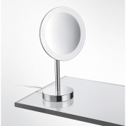 Косметическое зеркало Colombo Design Complementi B9750 с увеличением и подсветкой Белый, Хром-1