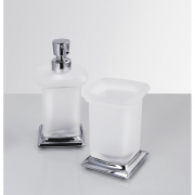 Дозатор для жидкого мыла Colombo Design Portofino B9326 Белый, Хром-4