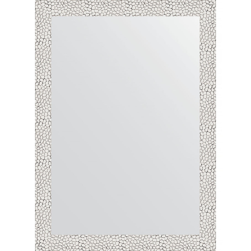 Зеркало Evoform Definite 71х51 BY 3034 в багетной раме - Чеканка белая 46 мм зеркало evoform definite 71х51 мельхиор