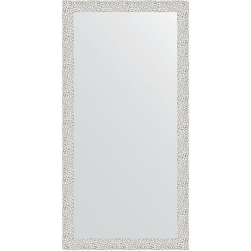 Зеркало Evoform Definite 101х51 BY 3066 в багетной раме - Чеканка белая 46 мм зеркало evoform definite 61х61 by 3130 в багетной раме чеканка белая 46 мм