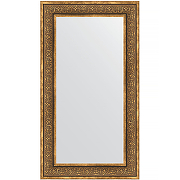 Зеркало Evoform Definite 113х63 BY 3095 в багетной раме - Вензель бронзовый 101 мм