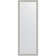 Зеркало Evoform Definite 141х51 BY 3102 в багетной раме - Волна алюминий 46 мм