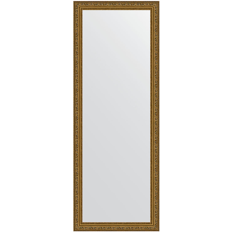 Зеркало Evoform Definite 144х54 BY 3103 в багетной раме - Виньетка состаренное золото 56 мм зеркало evoform definite 144х54 by 3108 в багетной раме алюминий 61 мм