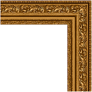 Зеркало Evoform Definite 144х54 BY 3103 в багетной раме - Виньетка состаренное золото 56 мм-2