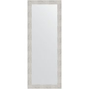 Зеркало Evoform Definite 146х56 BY 3112 в багетной раме - Серебряный дождь 70 мм