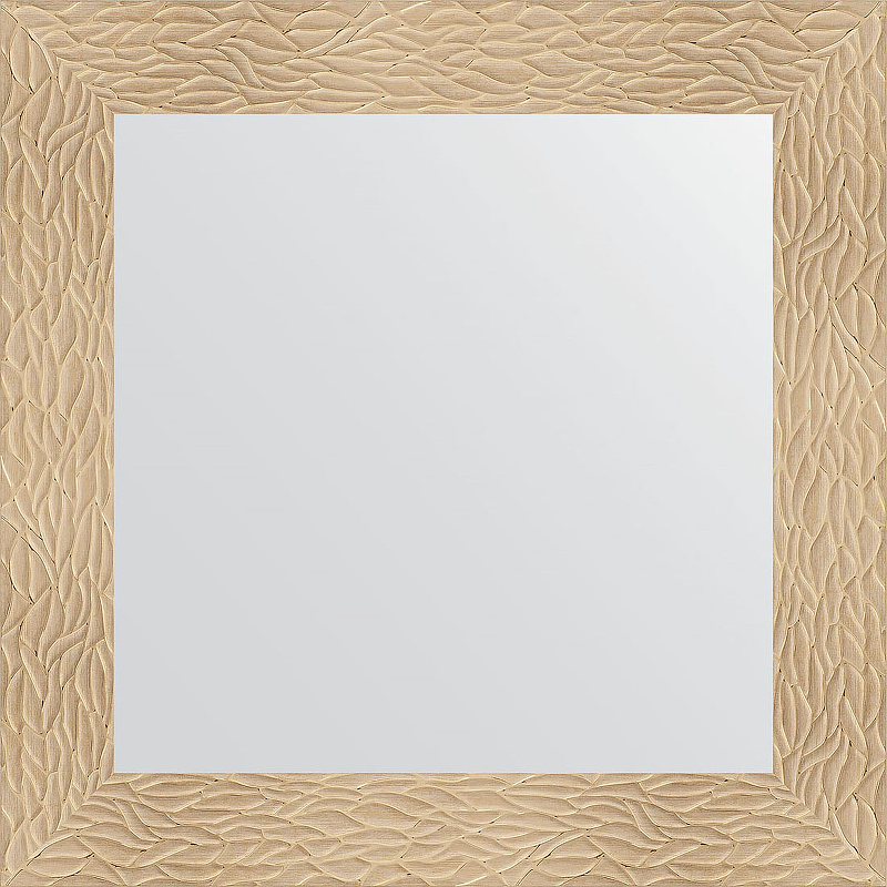 Зеркало Evoform Definite 70х70 BY 3149 в багетной раме - Золотые дюны 90 мм