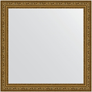 Зеркало Evoform Definite 64х64 BY 3135 в багетной раме - Виньетка состаренное золото 56 мм