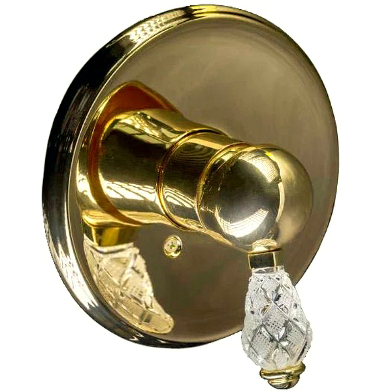 Смеситель для душа Boheme Crystal 285-CRST Золото смеситель для душа boheme crystal 314 crst бронза