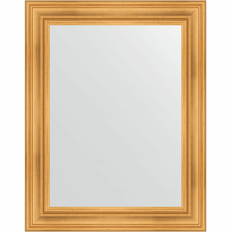 Зеркало Evoform Definite 92х72 BY 3187 в багетной раме - Травленое золото 99 мм зеркало с гравировкой в багетной раме травленое золото 99 мм 89x89 см