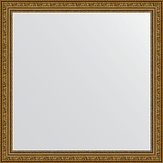 Зеркало Evoform Definite 74х74 BY 3231 в багетной раме - Виньетка состаренное золото 56 мм