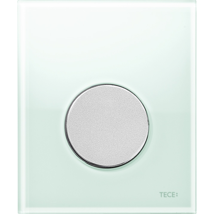 Клавиша смыва Tece Loop Urinal Glass 9242652 для писсуара Зеленая Хром матовый кнопка смыва tece 9242652 зеленое стекло кнопка хром матовый