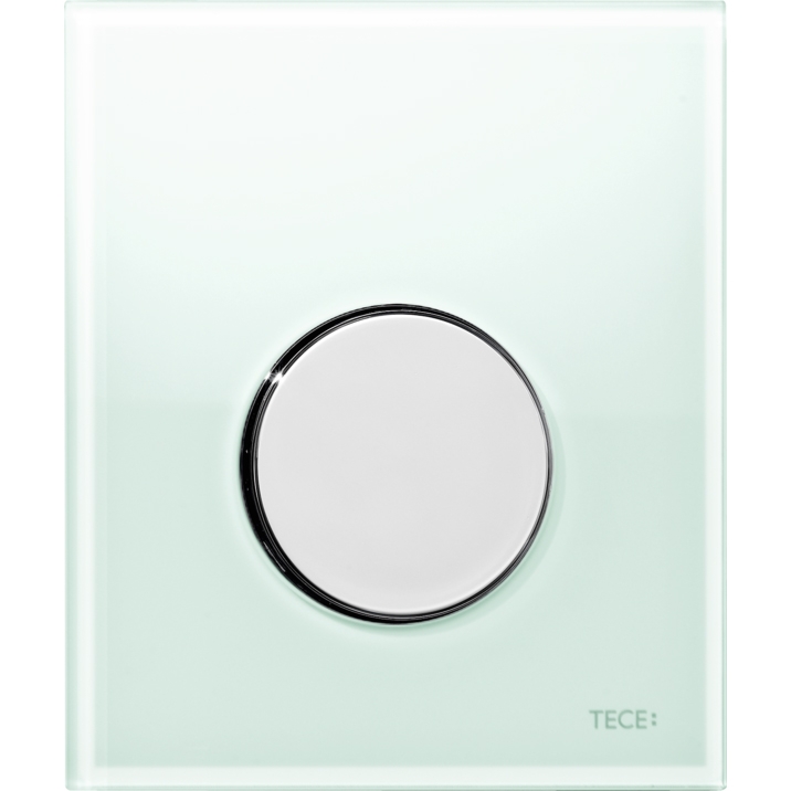 Клавиша смыва Tece Loop Urinal Glass 9242653 для писсуара Зеленая Хром глянцевый клавиша смыва tece loop urinal plastic 9242625 для писсуара хром матовый