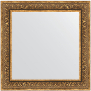 Зеркало Evoform Definite 83х83 BY 3255 в багетной раме - Вензель бронзовый 101 мм